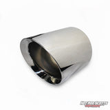 4.5 inch. polished slash cut exhaust tip