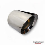 4.5 inch. polished slash cut exhaust tip
