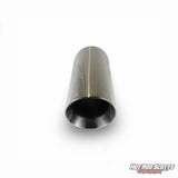 4 inch. (Long) polished slash cut exhaust tip