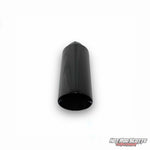 4 inch. (Long) Glossy black slash cut exhaust tip